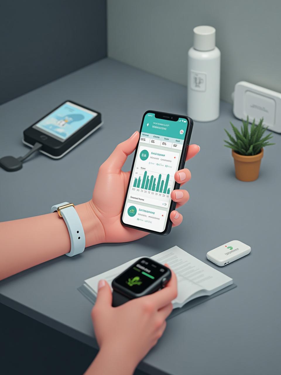 Aplikacja mobilna z integracją urządzeń wearable